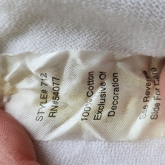 🦋CAbi white small cascade cardigan style 712 - Picture 5 of 5